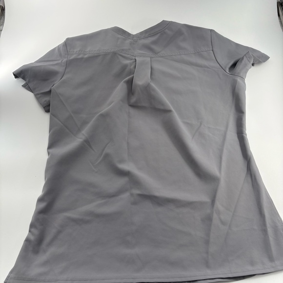 Med Couture Women's Gray Scrub Set - Picture 5 of 6